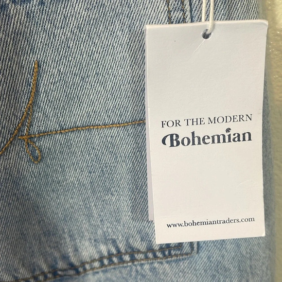 Bohemian Traders Flare Jean In Ice Blue  size 38 - Picture 6 of 11